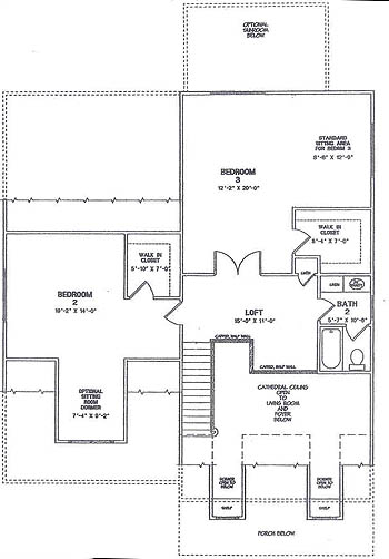 second floor plan