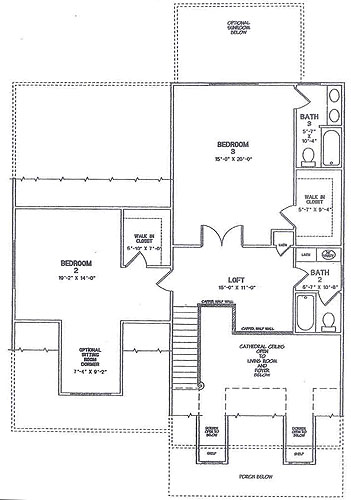 second floor plan