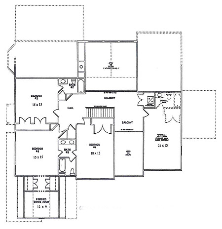 Second floor plan