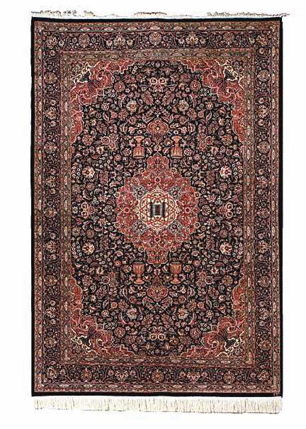 Navy Kashan Carpet