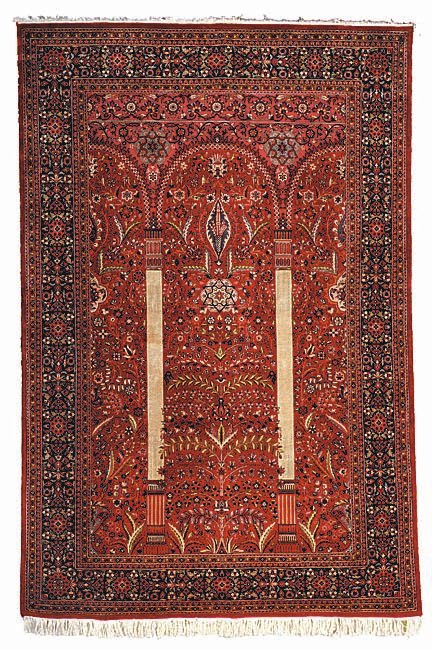 Copper Mehrab Carpet