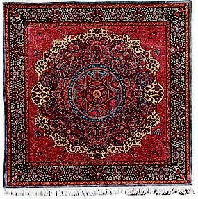 Red Tabriz rug